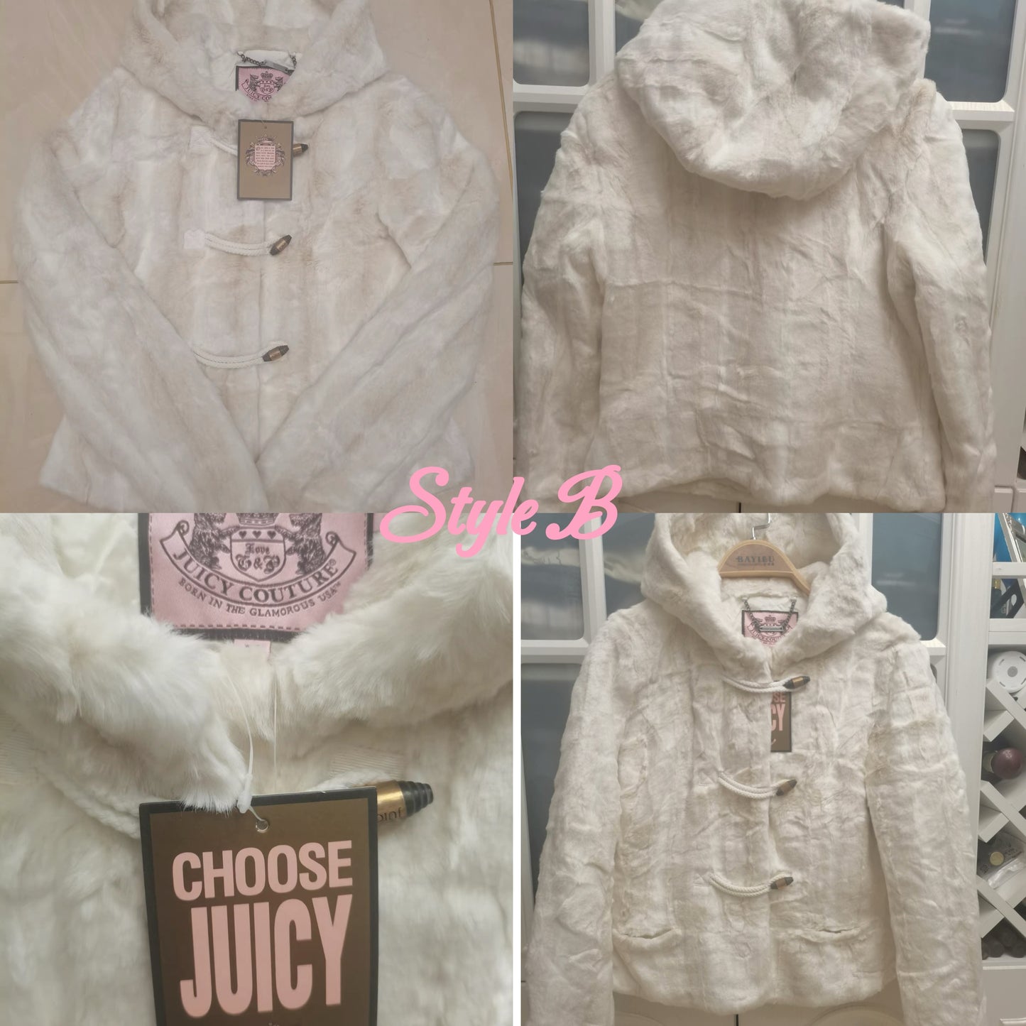 Vintage Juicy Couture Fur Jackets Wholesale Bundle