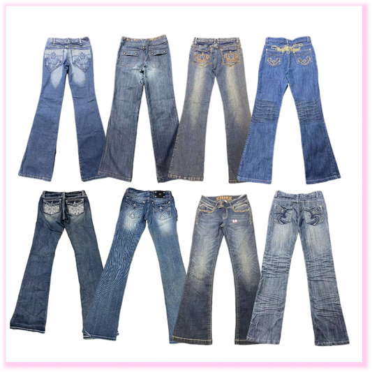 *10% OFF at Checkout* Bootcut Jeans Y2K Vintage Wholesale Bundle