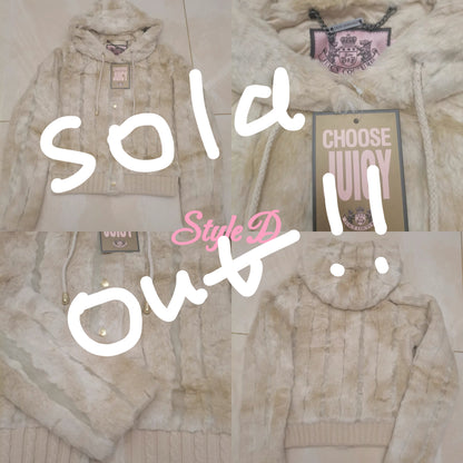 Vintage Juicy Couture Fur Jackets Wholesale Bundle