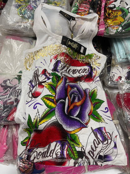 Vintage Ed Hardy & Christian Audigier Women's/Men's Tops Wholesale Bundles
