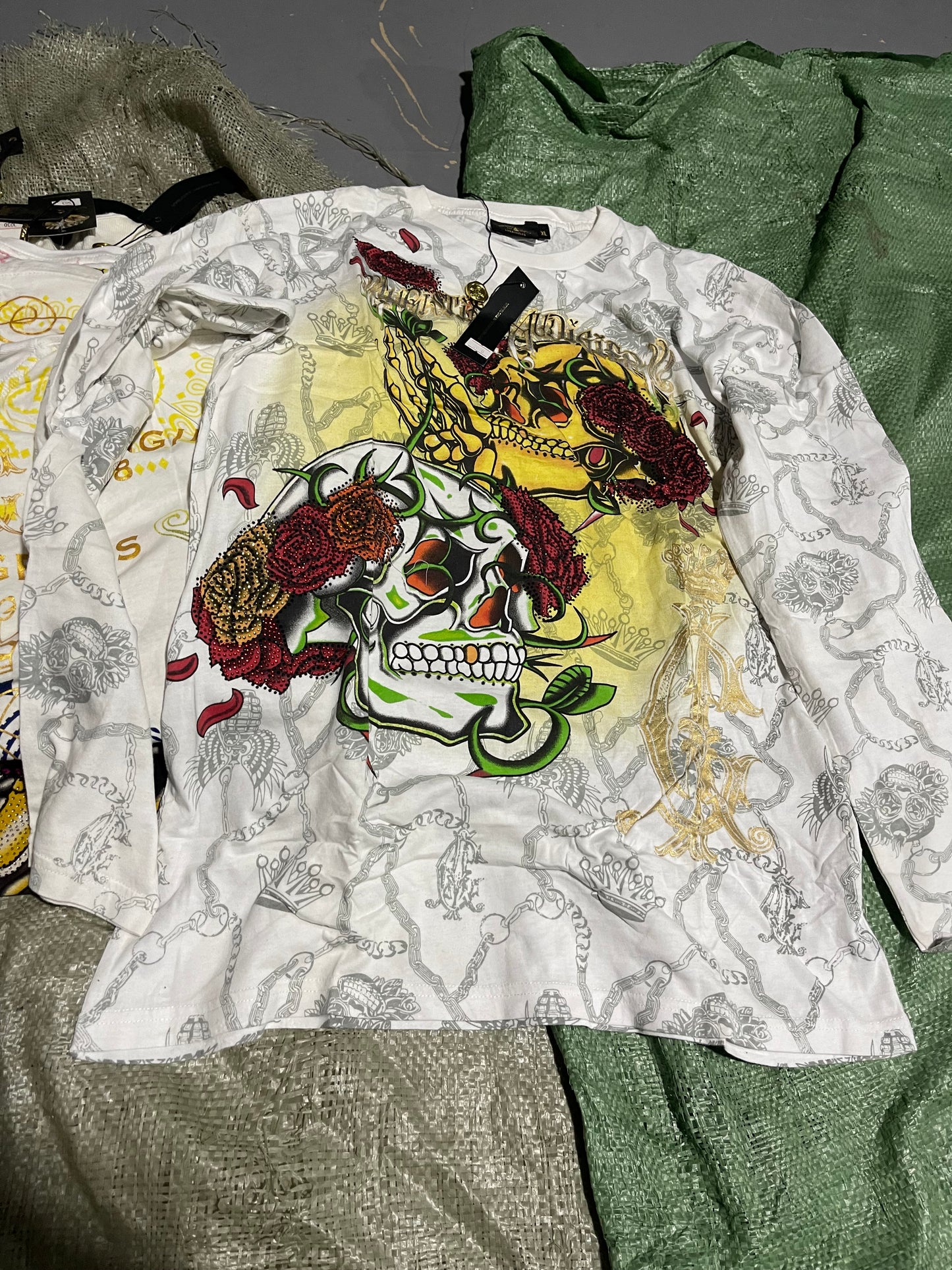 Vintage Ed Hardy & Christian Audigier Women's/Men's Tops Wholesale Bundles