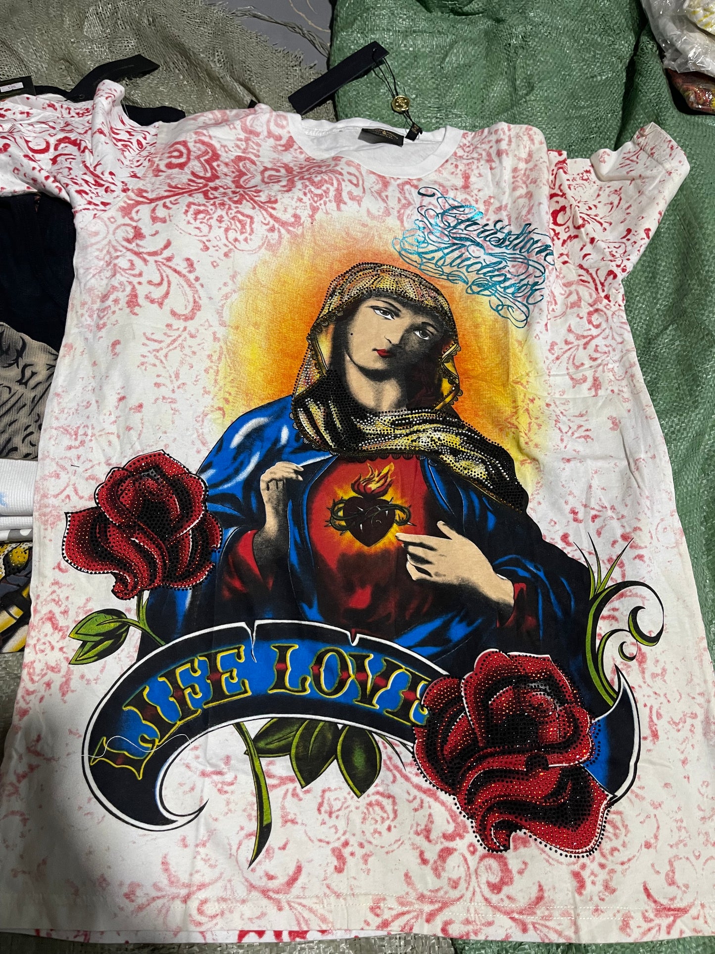 Vintage Ed Hardy & Christian Audigier Women's/Men's Tops Wholesale Bundles