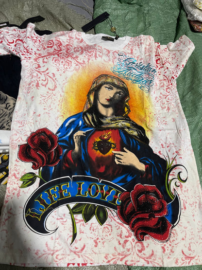 Vintage Ed Hardy & Christian Audigier Women's/Men's Tops Wholesale Bundles