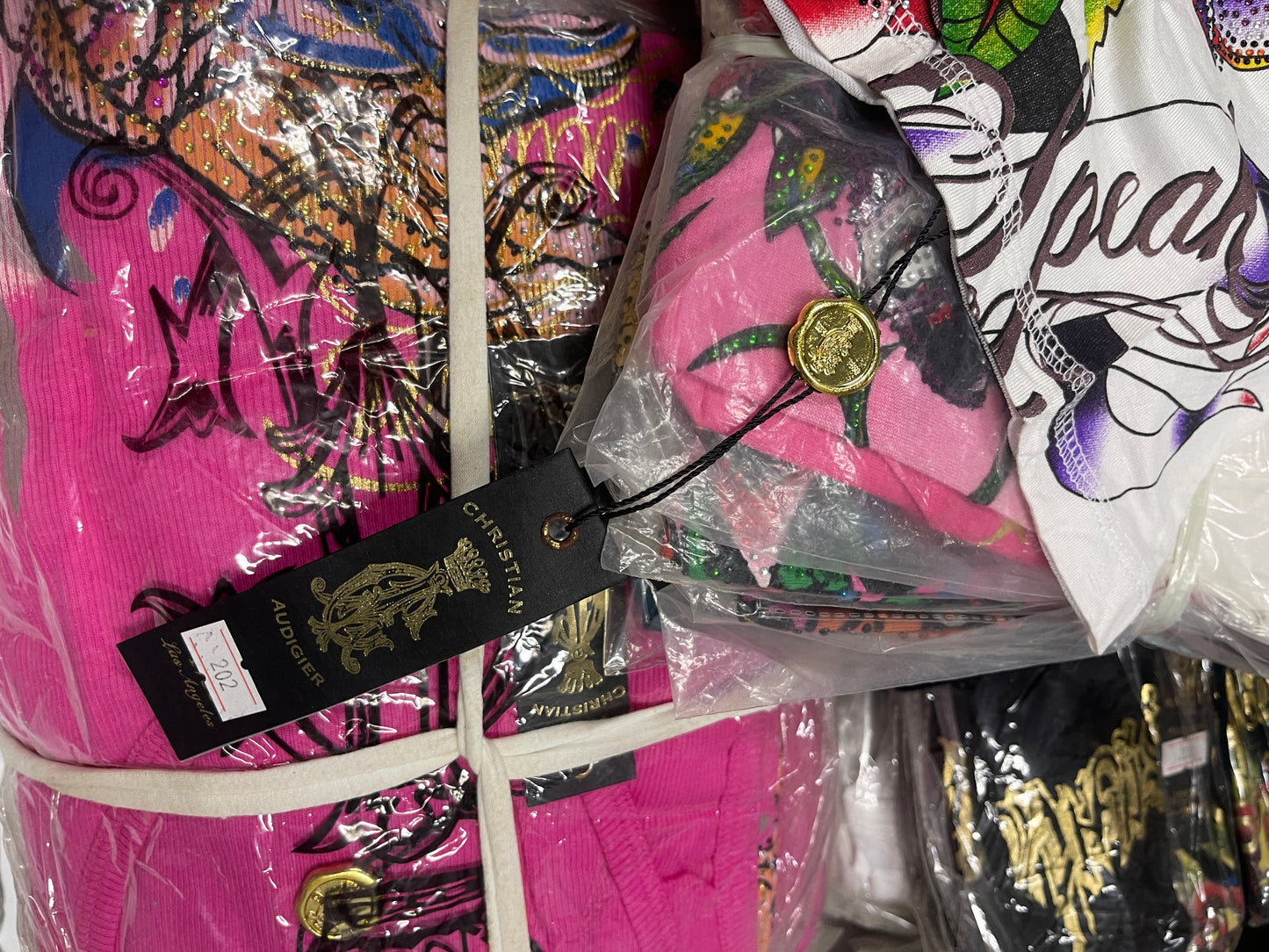 Vintage Ed Hardy & Christian Audigier Women's/Men's Tops Wholesale Bundles