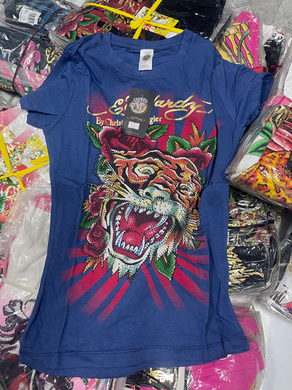 Vintage Ed Hardy & Christian Audigier Women's/Men's Tops Wholesale Bundles