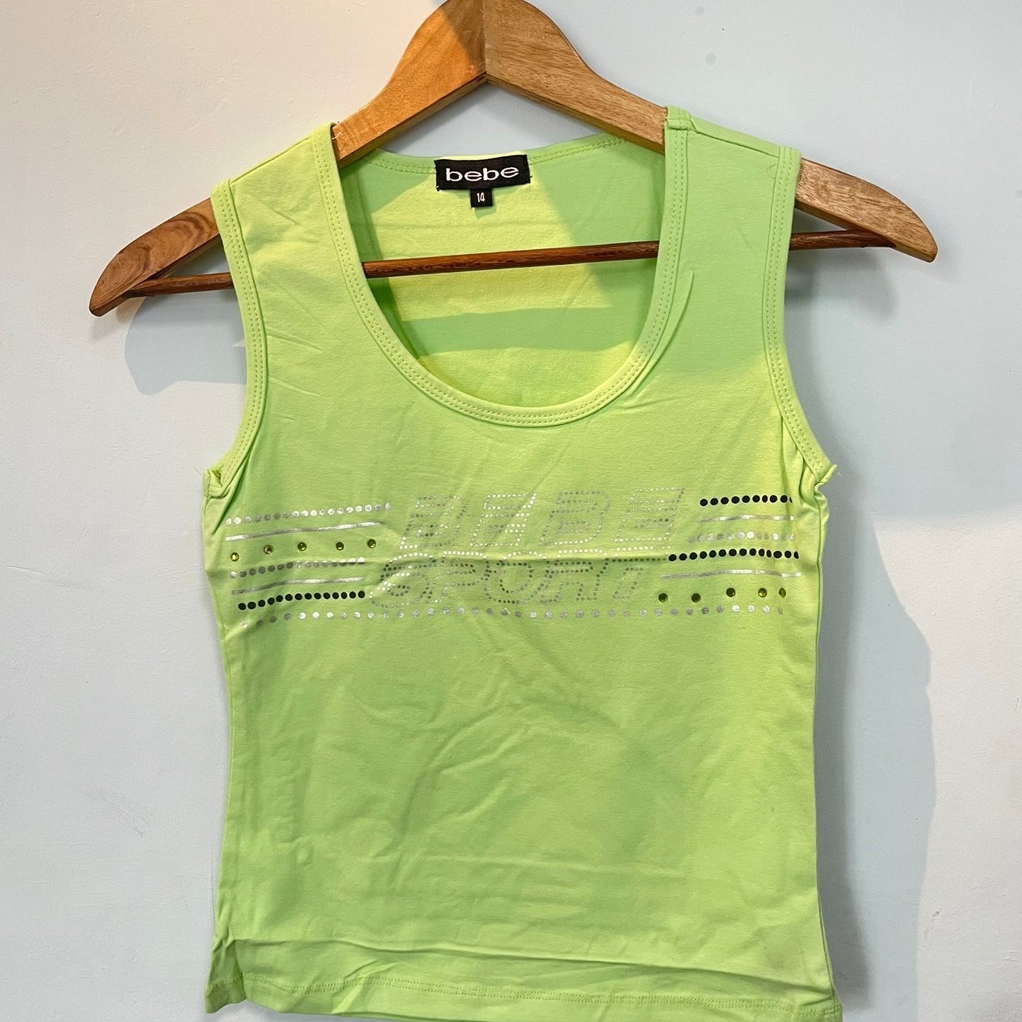 Vintage bebe Sports Tank Tops Dead Stock