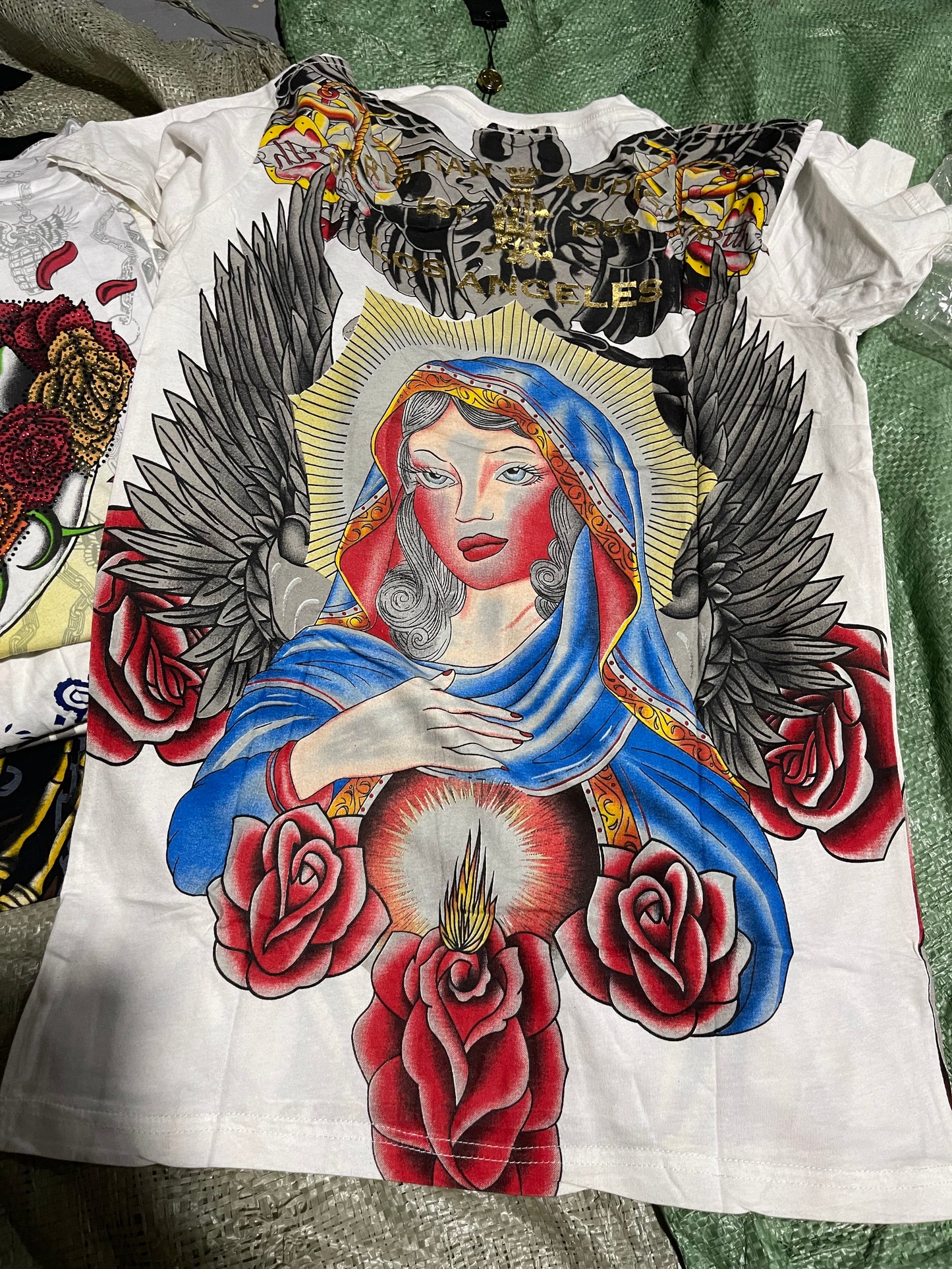 Vintage Ed Hardy & Christian Audigier Women's/Men's Tops Wholesale Bundles