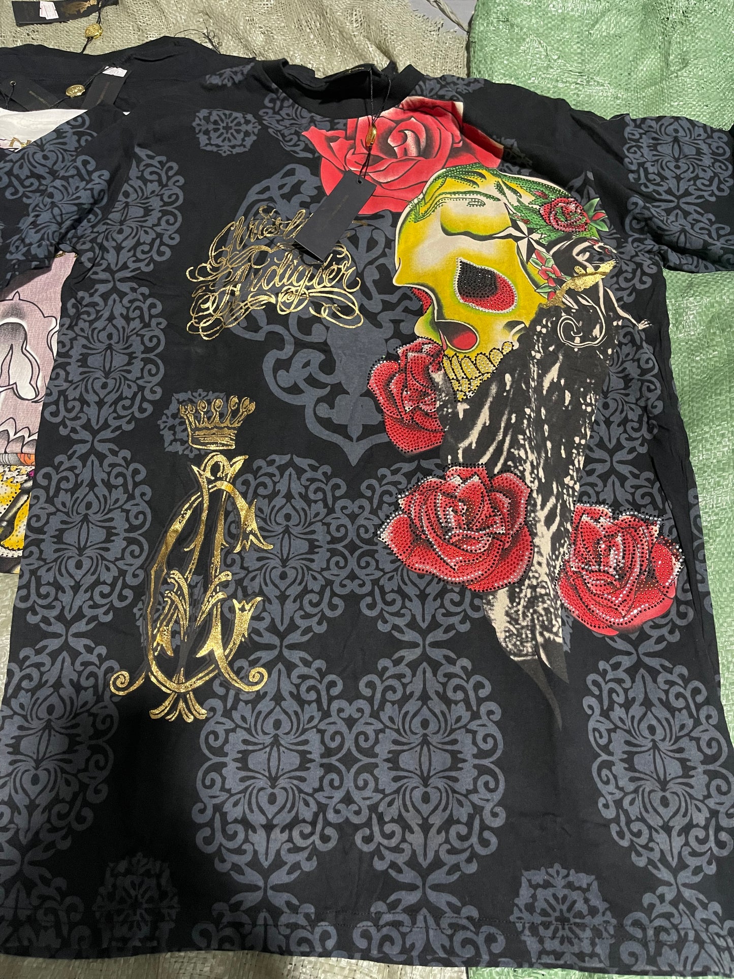 Vintage Ed Hardy & Christian Audigier Women's/Men's Tops Wholesale Bundles