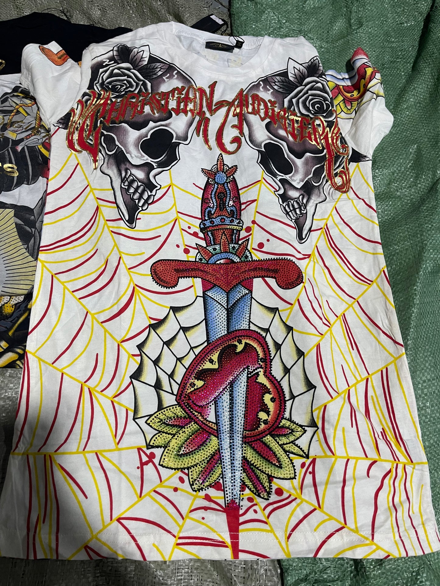 Vintage Ed Hardy & Christian Audigier Women's/Men's Tops Wholesale Bundles