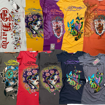 Vintage Ed Hardy Women's Tops Wholesale Bundles