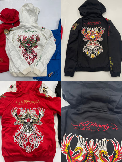 *SALE 30% OFF when u check out* Vintage 2000s Ed Hardy Embodied Women Jackets Dead Stock Wholesale Bundles