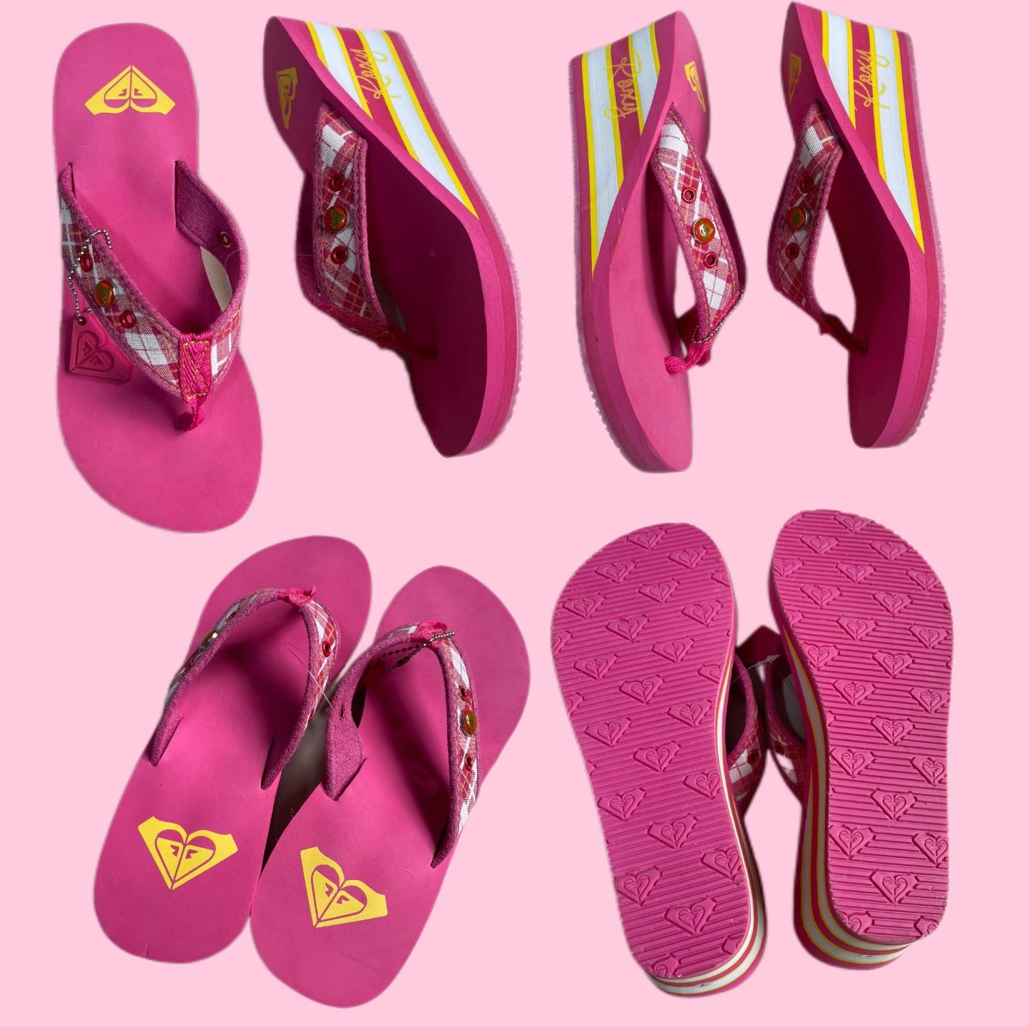 Vintage Roxy Wedge Flip Flops Wholesale Bundle