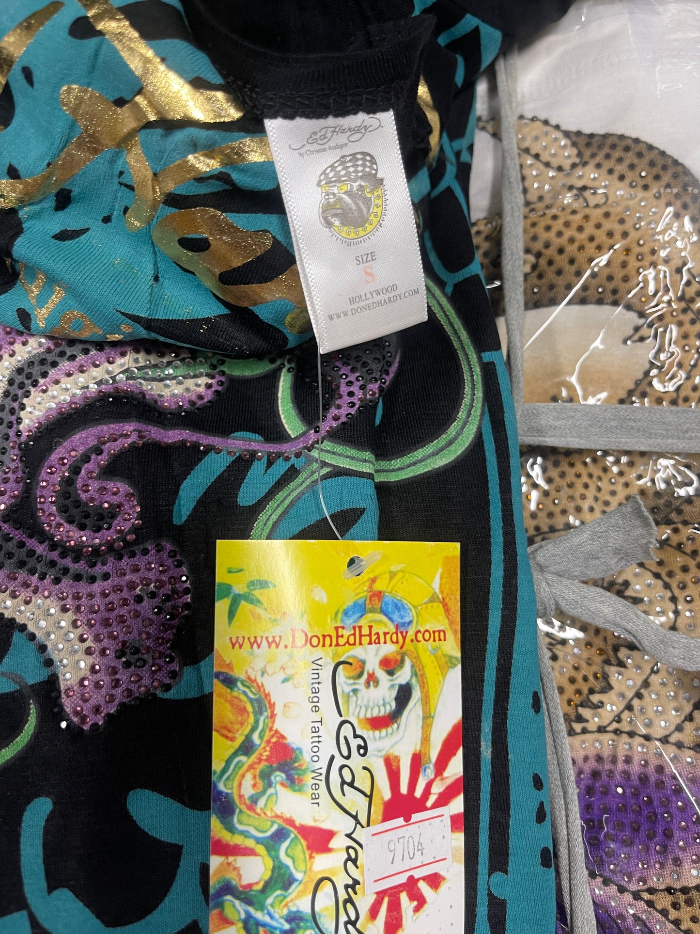 Vintage Ed Hardy & Christian Audigier Women's/Men's Tops Wholesale Bundles