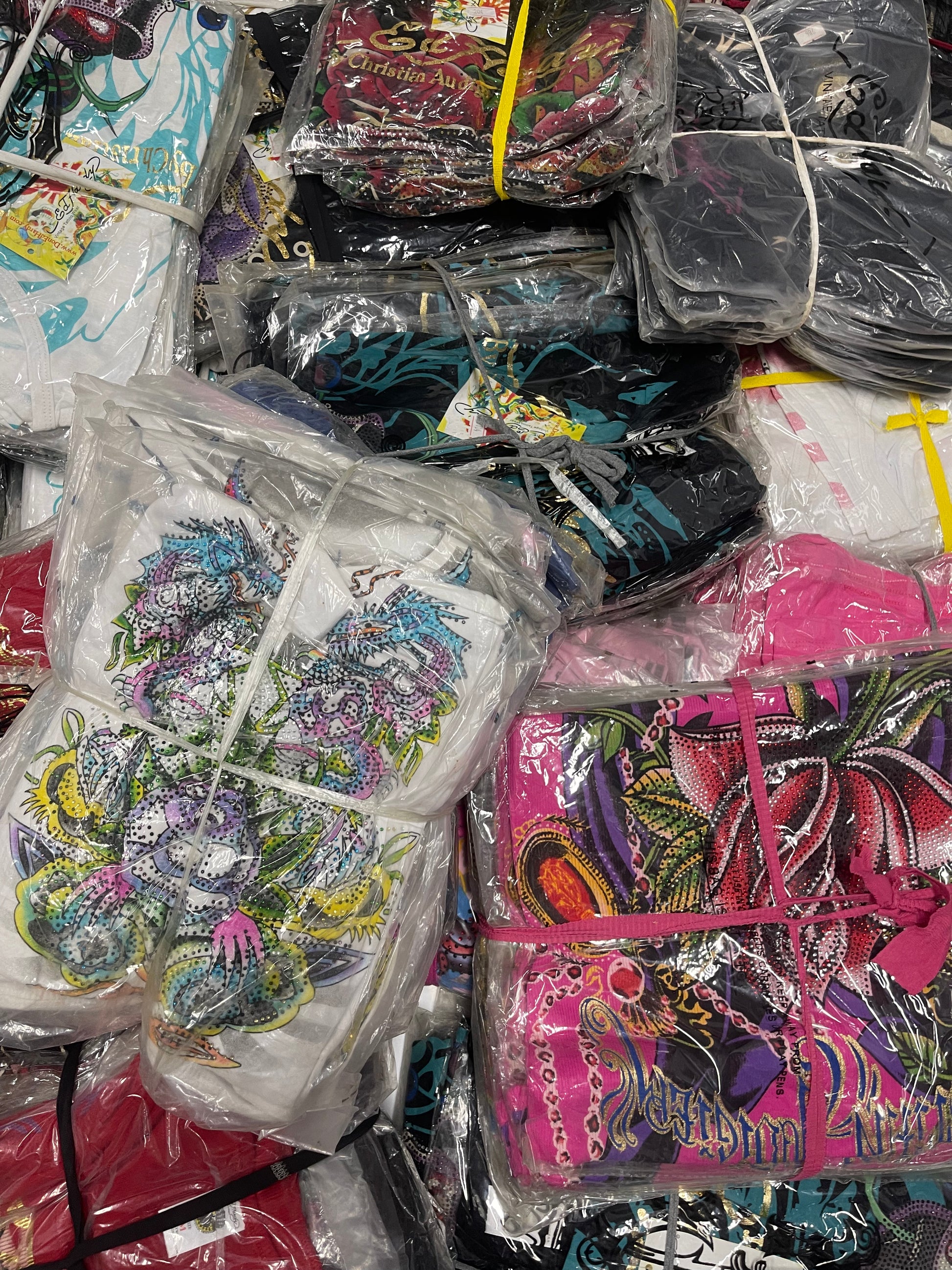 Vintage Ed Hardy & Christian Audigier Women's Tops Wholesale Bundles