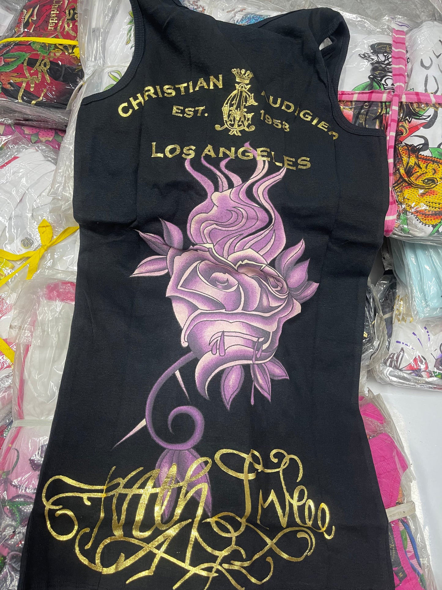 Vintage Ed Hardy & Christian Audigier Women's/Men's Tops Wholesale Bundles