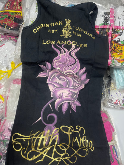 Vintage Ed Hardy & Christian Audigier Women's/Men's Tops Wholesale Bundles