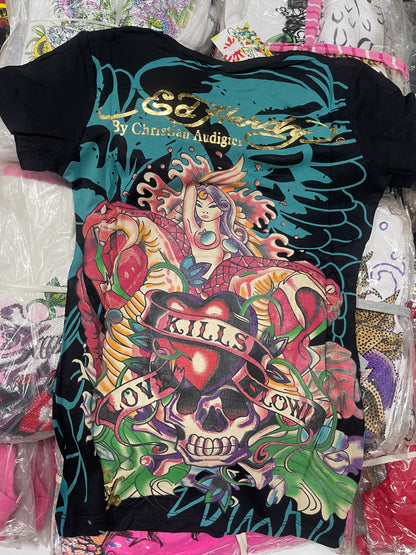 Vintage Ed Hardy & Christian Audigier Women's/Men's Tops Wholesale Bundles