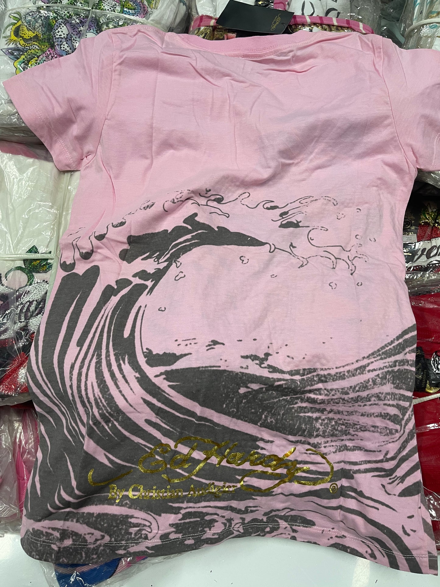 Vintage Ed Hardy & Christian Audigier Women's/Men's Tops Wholesale Bundles