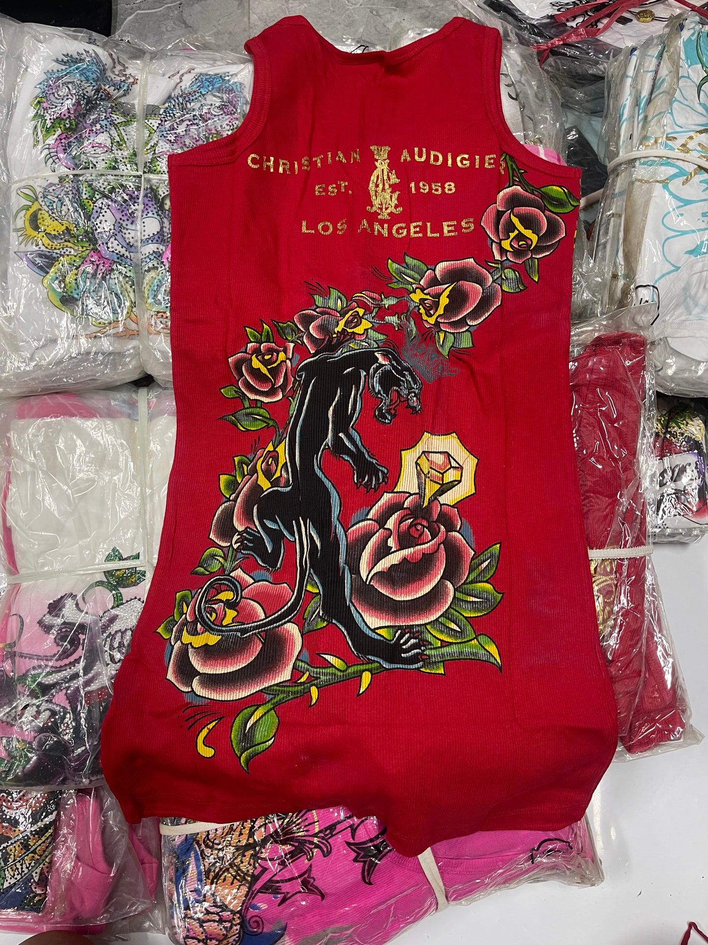 Vintage Ed Hardy & Christian Audigier Women's/Men's Tops Wholesale Bundles