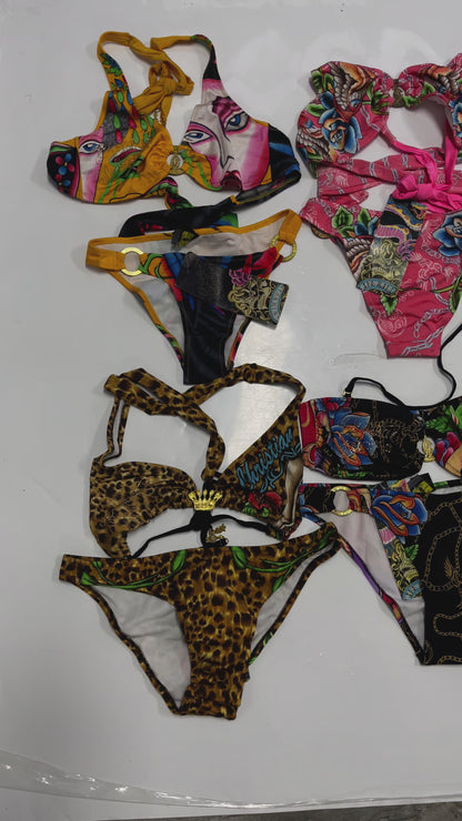 Vintage Affliction & Christian Audigier Bikini Sets Wholesale Bundles