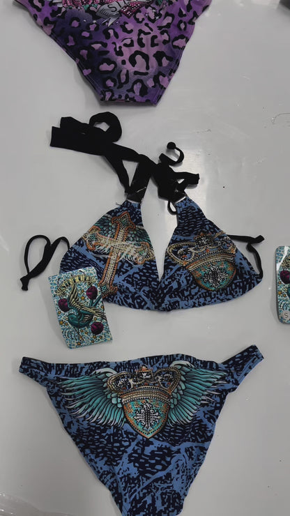 Vintage Affliction & Christian Audigier Bikini Sets Wholesale Bundles